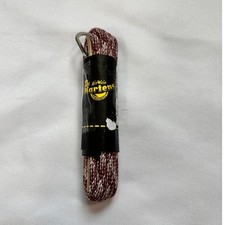 Dr Marten Marled Red 8-10 eye round boot laces, 140cm, Boot Laces