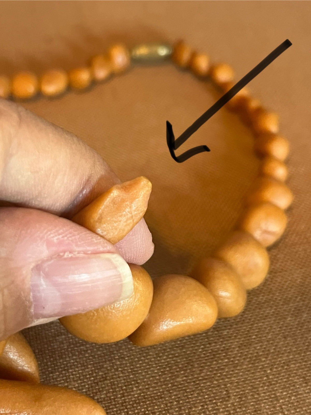 Handcrafted Polymer Statement Necklace - image 3