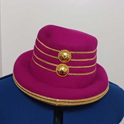 Hot Pink fashion hat Cowboy Hat Western Style Fedora for Everyday Wear with  main image 4