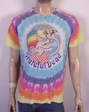 vintage 00s single stitch Grateful Dead Ice Cream T-Shirt 2003 Y2K Tie Dye L