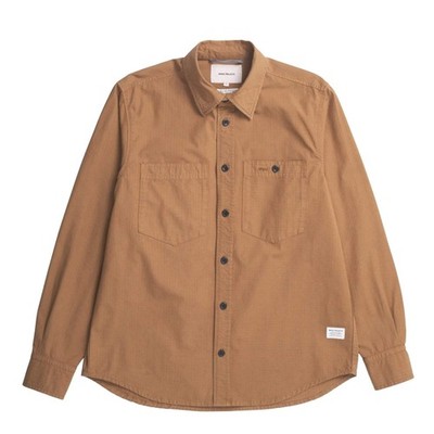 Norse Projects Algot Cotton Ripstop Relaxed Shirt Duck