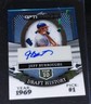 Jeff Burroughs 2025 Leaf Optichrome Draft History Blue Shimmer Auto #d 1/1 MINT!