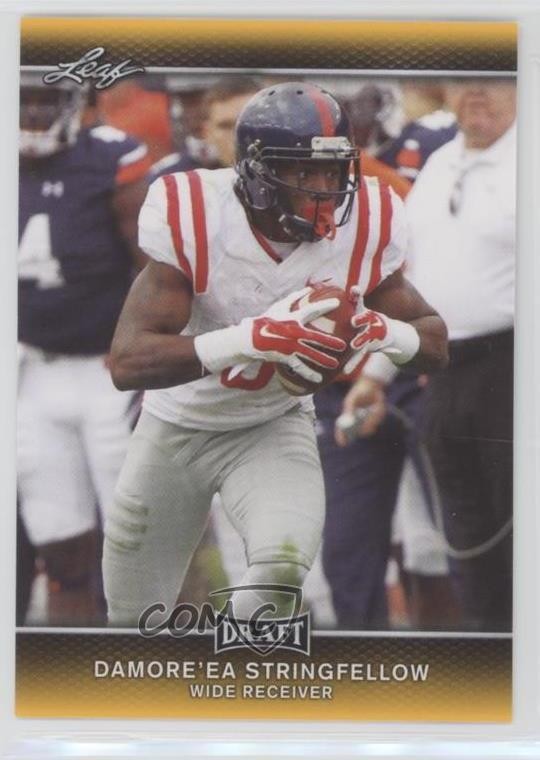 2017 Leaf Draft Gold Damore'ea Stringfellow #20 Rookie RC 2f4