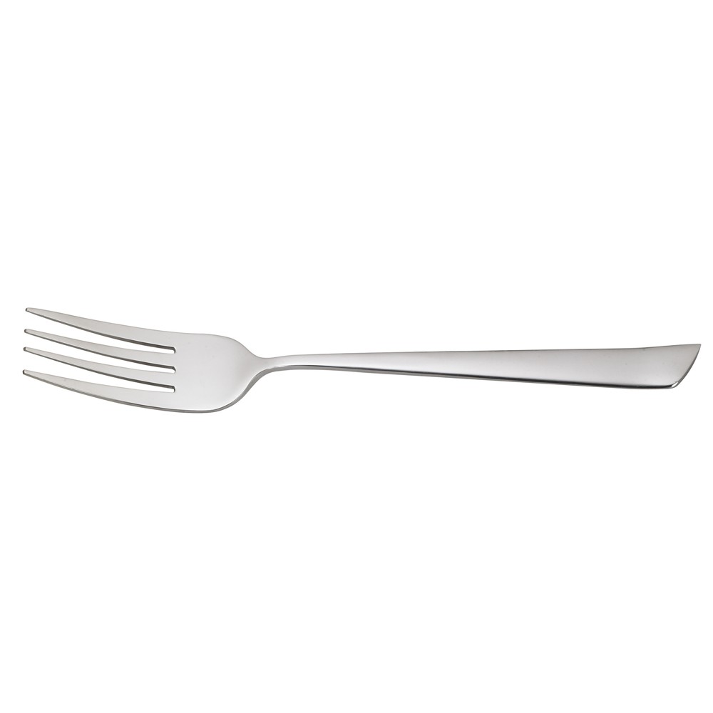 Fourchette de table monobloc Delta inox au design épuré de 2.60mm