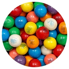 1 Inch Gumballs for Gumball Machine, Approx. 55 Pieces, 1lb Bulk Bag, Large...