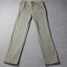 Boys Target Cat  Jack Khaki Pants Performance Fabric Size 14 Adjustable Waist