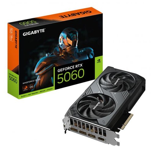 0000066258 Gigabyte Scheda Video Gaming Geforce RTX 5060 Windforce OC 8GB (GV-N5 prezzo ebay
