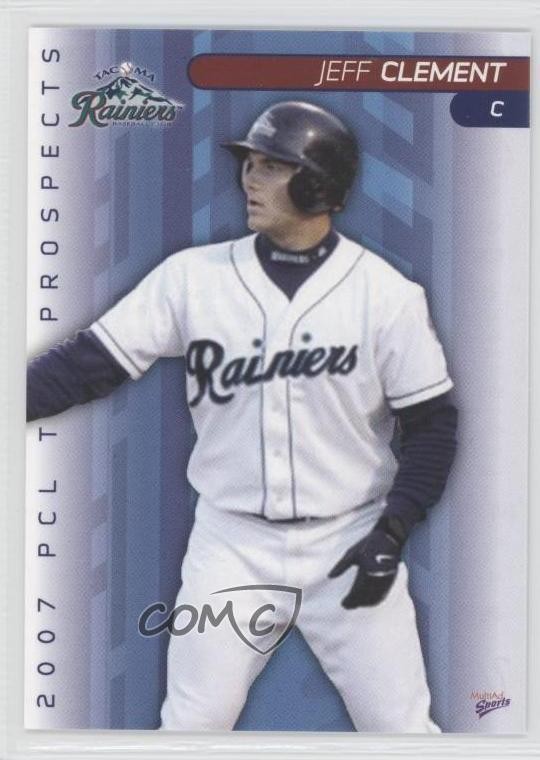 2007 MultiAd Sports Pacific Coast League Top Prospects Jeff Clement #34 0w8