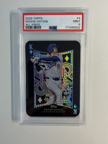 Shohei Ohtani 2026 Topps All Kings #4 Psa 9 SSP Clean Sharp