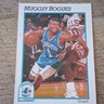 1991-92 NBA Hoops Muggsy Bogues #18 Charlotte Hornets Basketball Card