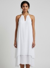 Women's Mlle Gabrielle Solid Sleeveless Dress