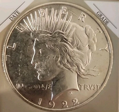 1922 Peace Dollar Silver Gem BU Condition  Coin