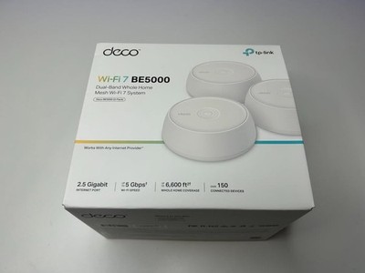 TP-LINK DECO WiFi 7 BE5000 Mesh System (3 Unit)