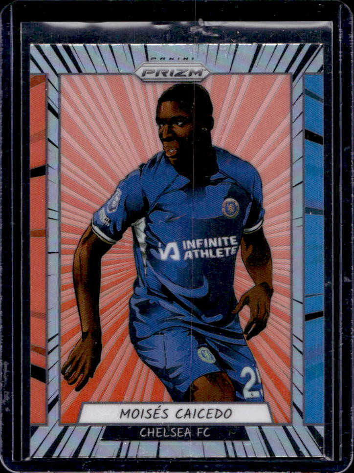 2023 Panini Prizm Premier League Moises Caicedo Manga SSP #16