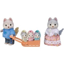 Epoch Sylvanian Families Calico Critters Famille Chien Husky Set FS-41 Japon