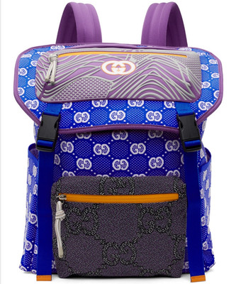 Gucci GG Allover Jersey Backpack w/ Detachable Front Panel  display picture 1