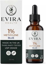 MethyleneeBlue 1% Solution, 100ml Large | USP Grade Third-Party Tested | UK Made