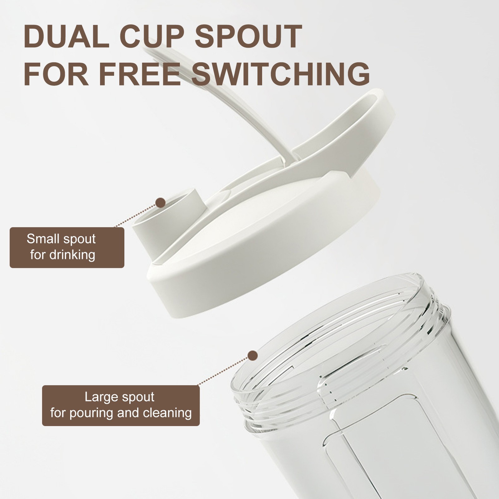 Electric Protein Shaker Bottle 400ml High Speed Multifunctional Automatic Shaker