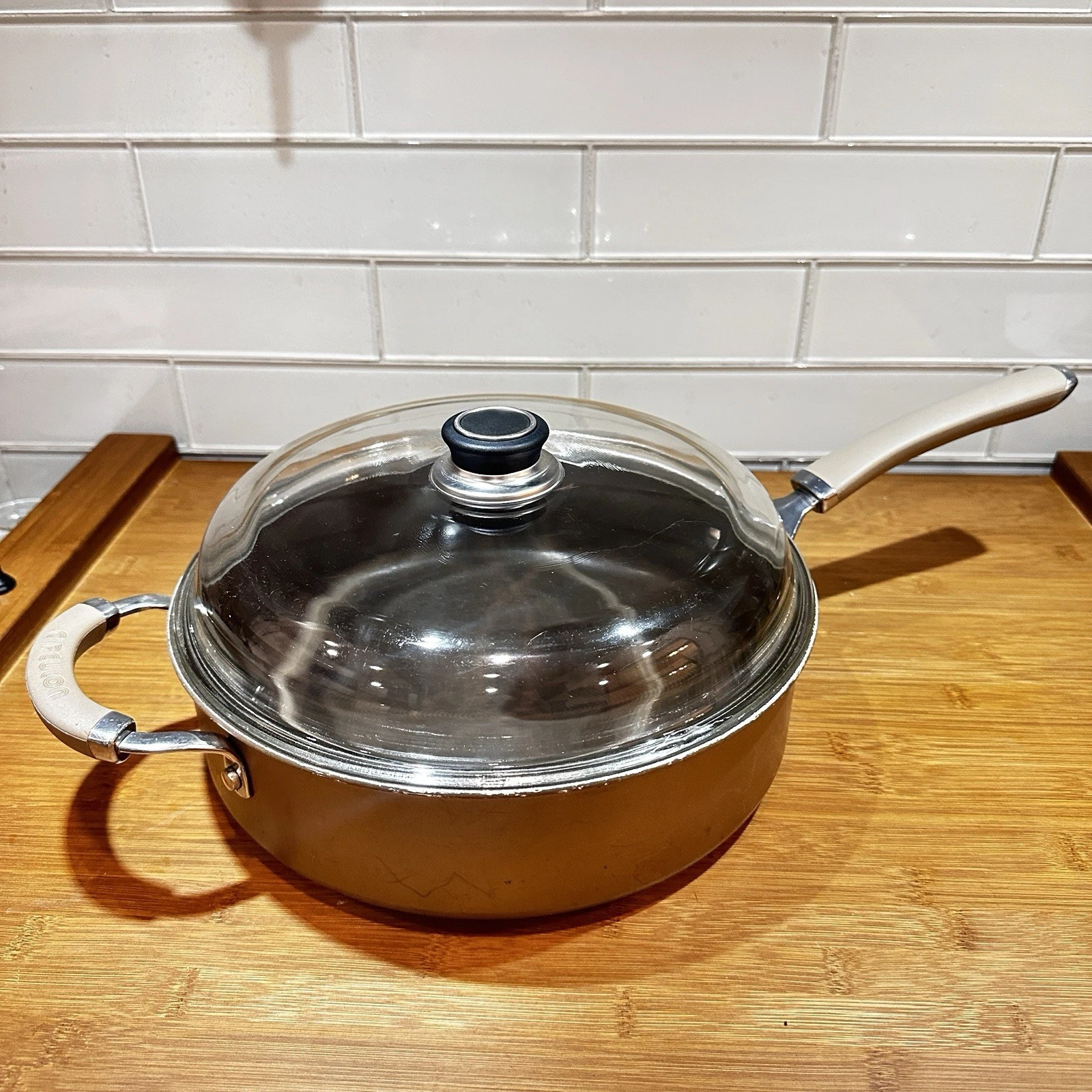 Circulon Premier Pro 5 Qt Saute Pan with Dome Lid 5"+ Deep Nonstick Induction