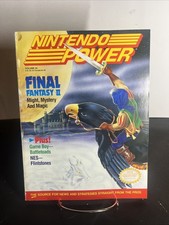 Nintendo Power Magazine Nov 1991 Final Fantasy 2 II Vol 30 Video Game w Poster