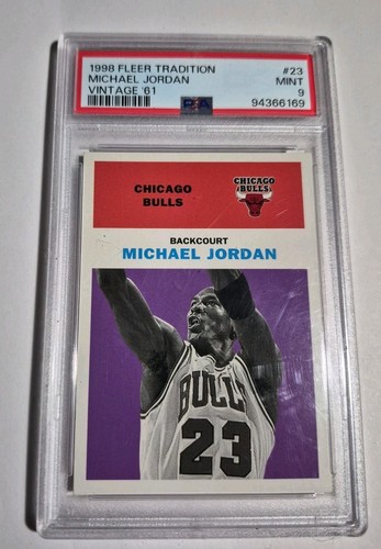 1998 Tradition Michael Jordan Vintage 1961 PSA 9