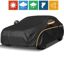 183'' Large Full Car Cover Waterproof All Weather Sun Protection Dustproof Cover