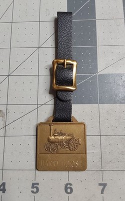 Steam Engine Tractor Watch Fob