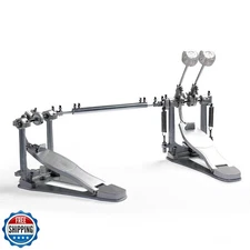 PLADRUBO P800 Direct Drive Double Bass Pedal - Aerospace Grade Materials, One