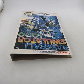 Baseball Simulator 1.000 - Case Only - Nintendo Nes - Authentic Slip Art No Game