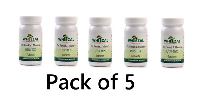 5X Wheezal Urtitex Tablets 75tablets Each