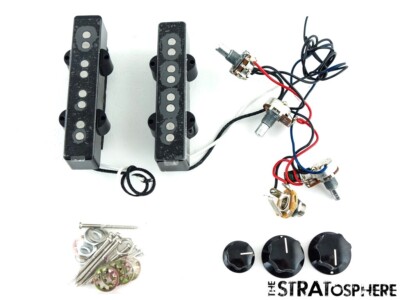 Fender Squier 70s Class Vibe Jazz Bass PICKUPS POTS KNOBS Reissue.