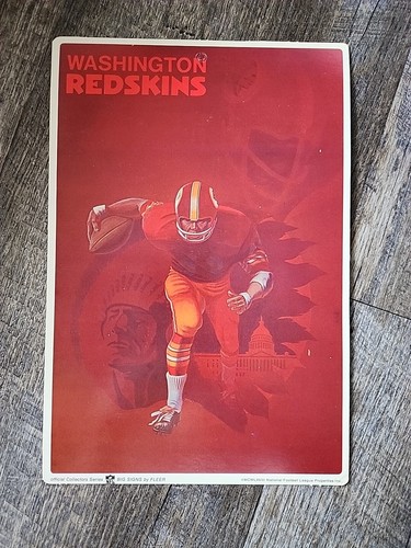 VTG Big Signs by Fleer Washington Redskins 1968 NFL Cardstock