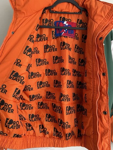 Vintage NFL Miami Hurricanes Pro Player Puffer Coat Mens Small - Picture 4 of 6