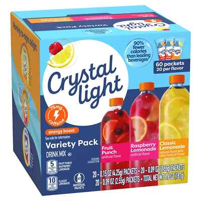 Crystal Light OTG Energy Variety Pack, 60 pk. | eBay