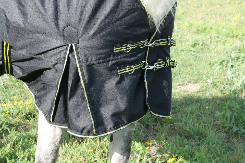 High Neck 100g Pferdedecke 1200D Paddockdecke Stalldecke Weidedecke Winterdecke - Bild 4 von 4