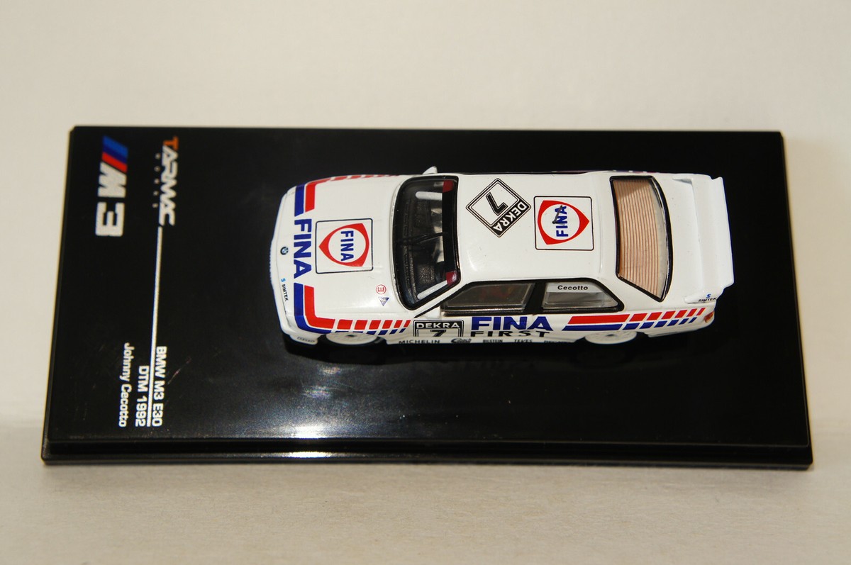 Tarmac works BMW M3 E30 DTM 1992 FINA #7 1/64 | eBay