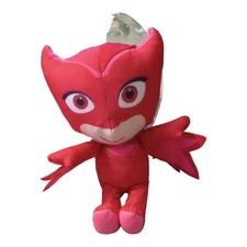 Disney Junior PJ Masks Red "Owlette" Plush Stuffed Toy 8" Just Play Doll