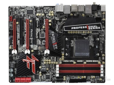 For ASROCK 990FX PROFESSIONAL motherboard 990FX AM3/3+ 4*DDR3 32G ATX  tested ok