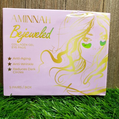 Aminnah Skincare Starry COLLAGEN GEL EYE PADS - 5 pairs