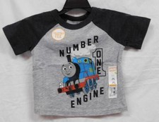 NWT - Infant Boy's Thomas the Tank Engine T-Shirt - Gray/Black - Sz 6M