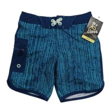 Art Class Swim Trunks Youth Boys Size 4 Blue Adjustable Waist Mesh Lined Summer