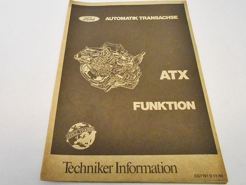 Reparaturbuch Automatikgetriebe Ford ATX - Ford Escort