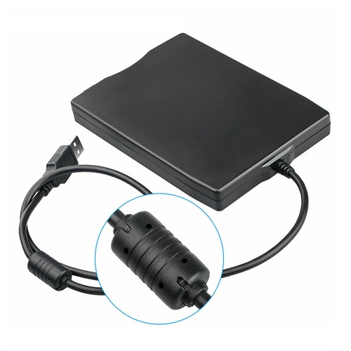 USB 2.0 External Floppy Disk Drive 3.5" 1.44MB For Laptop Windows PC Mac F3G2 - Afbeelding 3 van 9