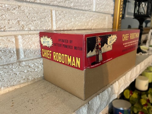 Chief Robot Man Battery Op Working original Box reproduction - Picture 12 of 12