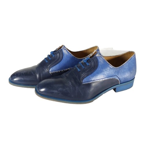 John Fluevog Michael Black Leather Wingtipped Derby Lace-Up Shoes Mens 5 Michael: Men main image 3