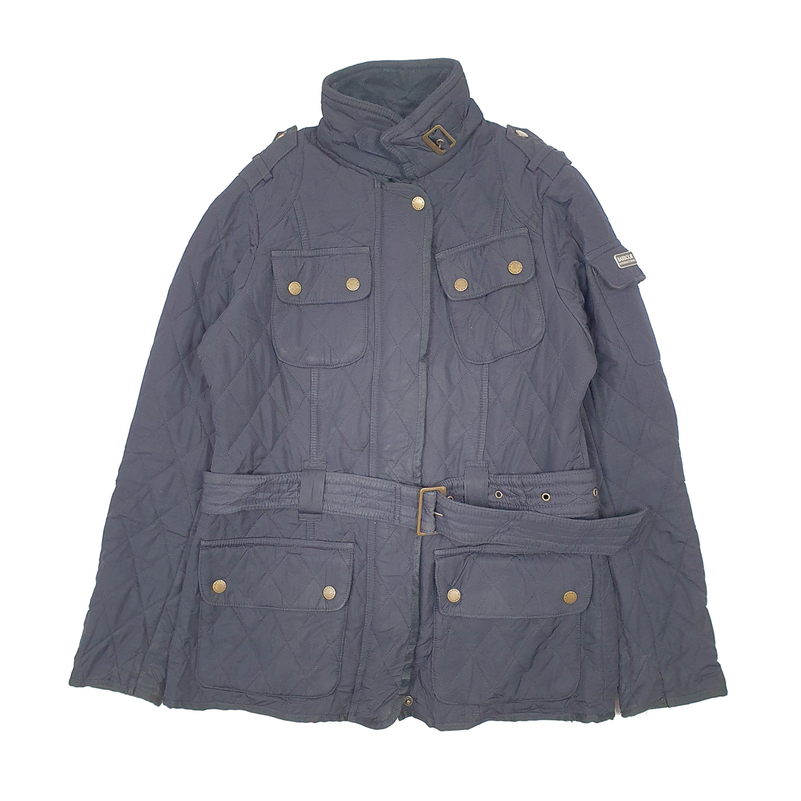 BARBOUR Quilted Jacket Coat Insulated International Tourer Polarquilt Womens 10