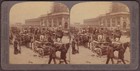 San Francisco, CA Photo Stereoview Card - Ferry Building New Construction