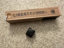 Camacho Liberty USA Flag 2017 Empty Storage Wooden Cigar Coffin Wood Box Pin