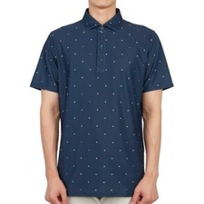 G/Fore Mini Star Pique Golf Polo Navy Size Small G4MS23K240B NWT 160