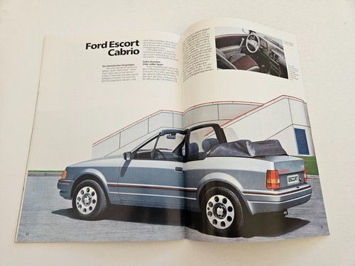 FORD ESCORT MK4 SALES BROCHURE 1986 GERMAN - Picture 10 of 13